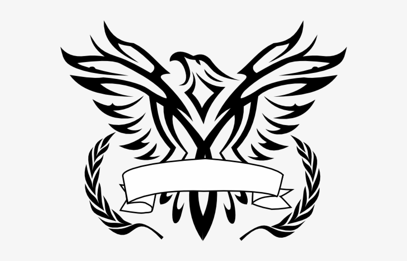Eagle Logo Black And White, transparent png #857993