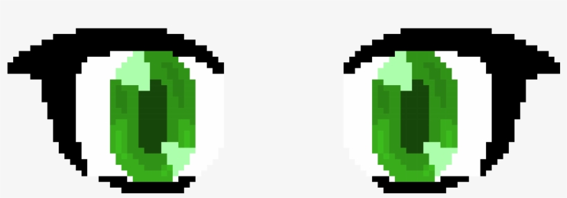 Green Eyes - Pixel Art, transparent png #858017