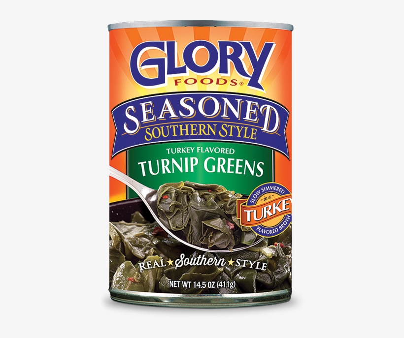 Seasoned Smoked Turkey Turnips Greens - Glory Foods Seasoned Southern Style Turkey Flavored, transparent png #858114