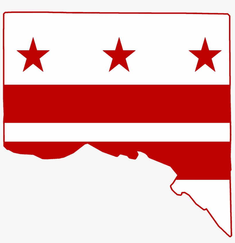 Flag Map Of Washington Dc - Flag Of Iraq 2018, transparent png #858133