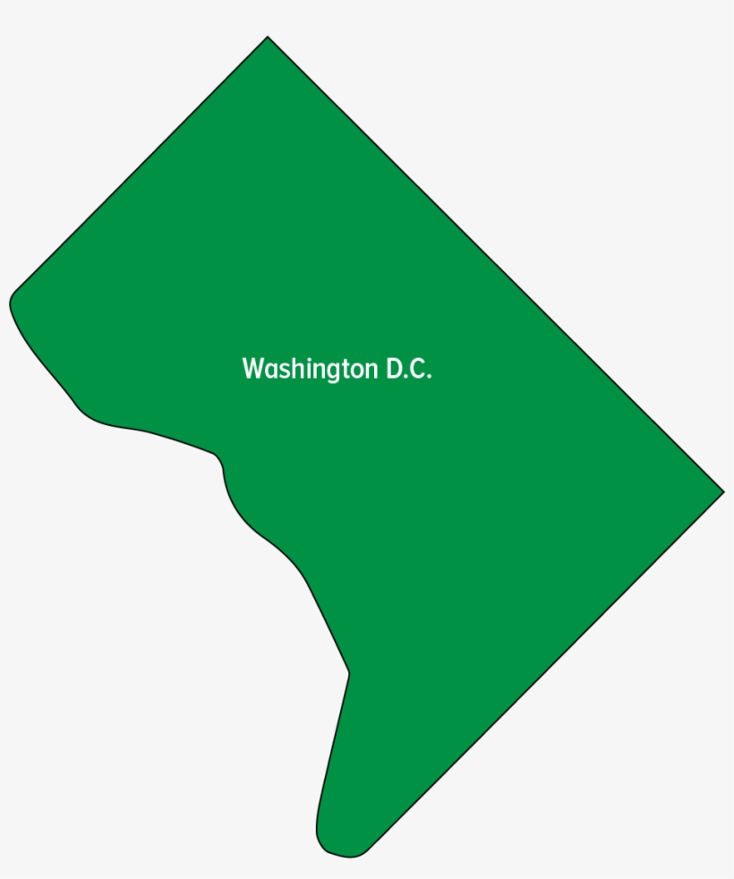 Map-washington Dc - Washington Dc Map Png, transparent png #858228