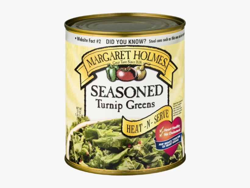 Greens & Spinach • Seasoned Turnip Greens - Margaret Holmes Greens, transparent png #858598