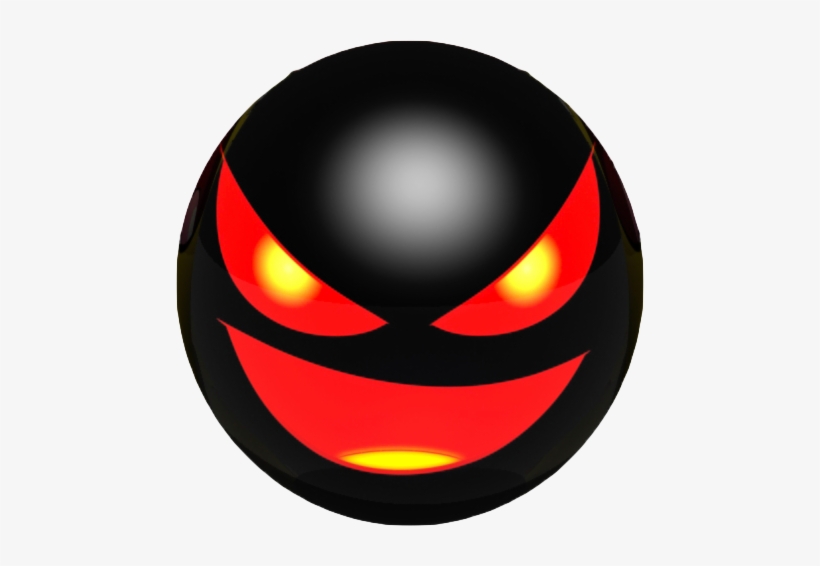 Share This Image - Evil Smiley Face Png, transparent png #858628