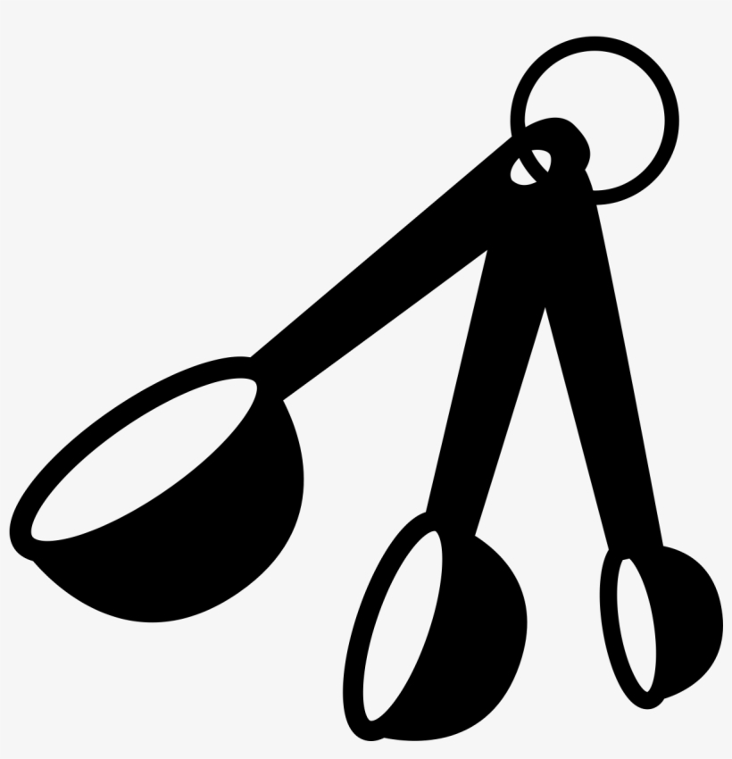 Cooking Silhouette At Getdrawings - Measuring Spoons Clipart, transparent png #858668
