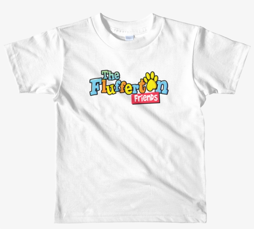 "flufferton Friends" Logo Short Sleeve Kids T-shirt - Unicorn Squad Shirt, transparent png #858669