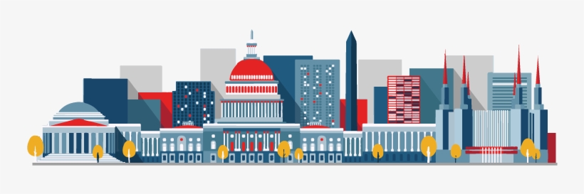 Share This - Washington Dc Skyline Vector 2017, transparent png #858734