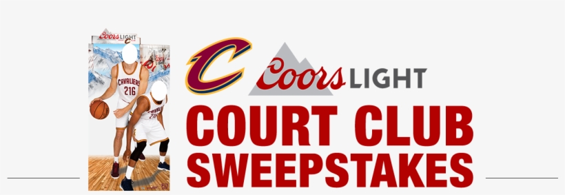 Coors Light Court Club Sweepstakes - Coors Light, transparent png #859171