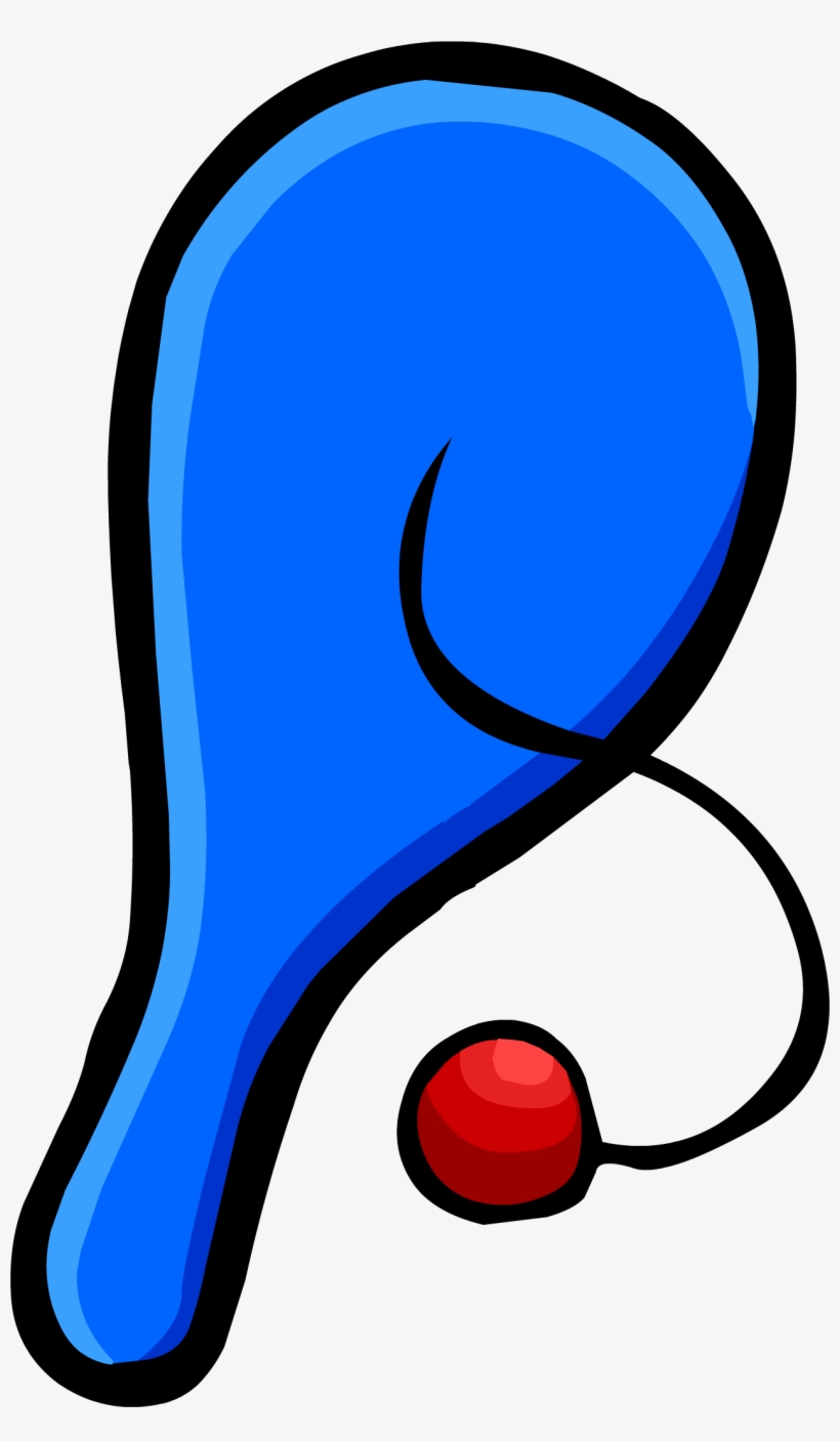 Paddle Ball Png Image - Club Penguin Hand Items, transparent png #859194