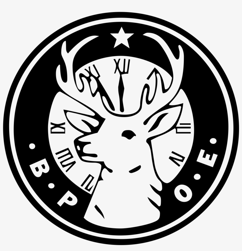 Elks Club Logo Png Transparent - Bpoe Elks Logo, transparent png #859539