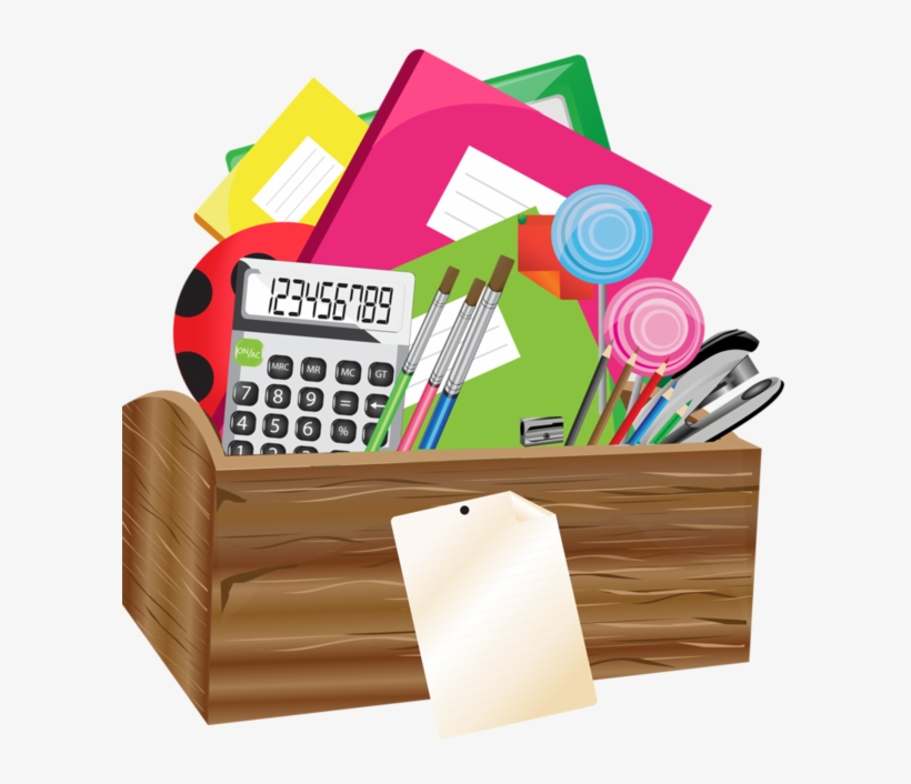 Clip Art Black And White Download Clipart Art Supplies - Clip Art Office Supplies, transparent png #859849