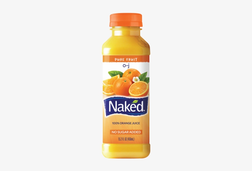 Orange-juice - Naked Orange Juice, transparent png #859869