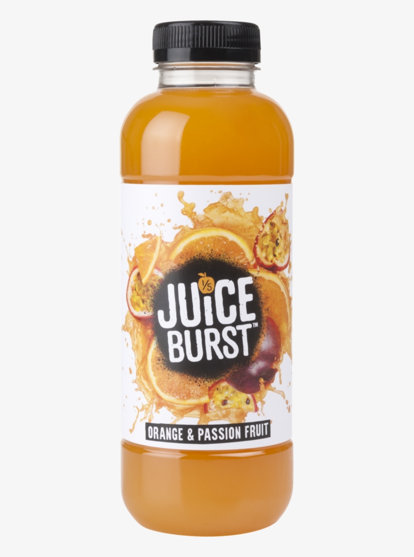 Orange & - Juice Burst Orange And Passion Fruit 500ml, transparent png #859886