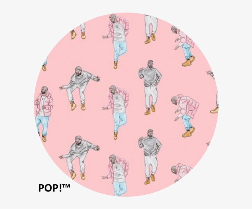 Pop Coated Pink Hotline Bling Design On An Expanding - Lock Screen Drake, transparent png #859924