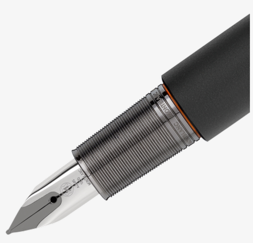 Montblanc M Ultra Black Pluma Fuente - Mont Blanc M Fountain Pen, transparent png #8500542