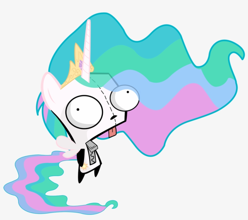 Gir, Invader Zim, Princess Celestia, Safe - Invader Zim Gir, transparent png #8501476