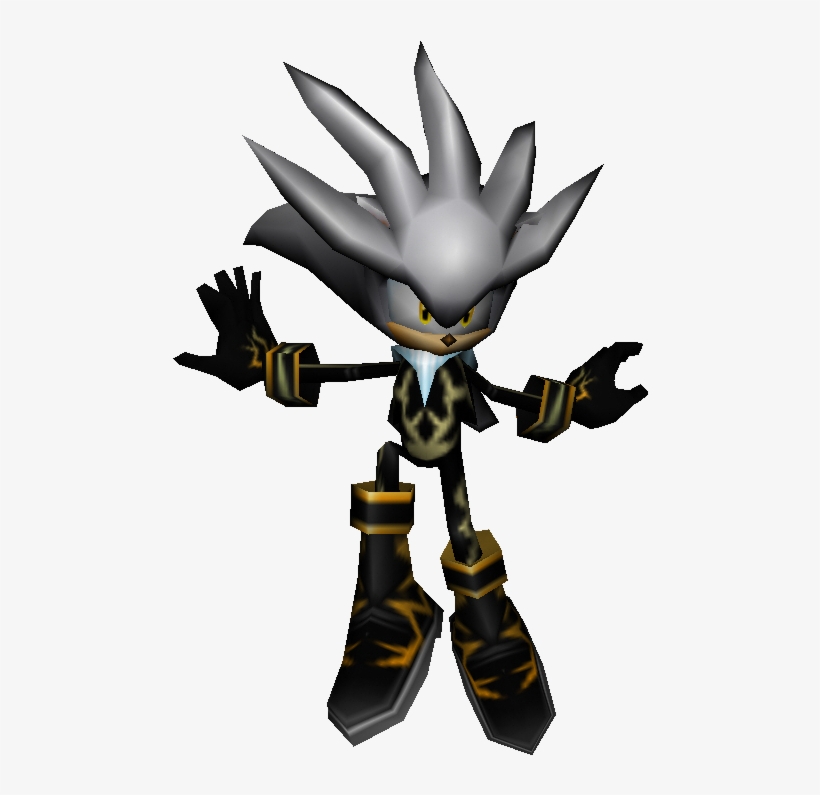 Sonic Rivals - Lightning - Sonic Rivals Silver Costume, transparent png #8501573