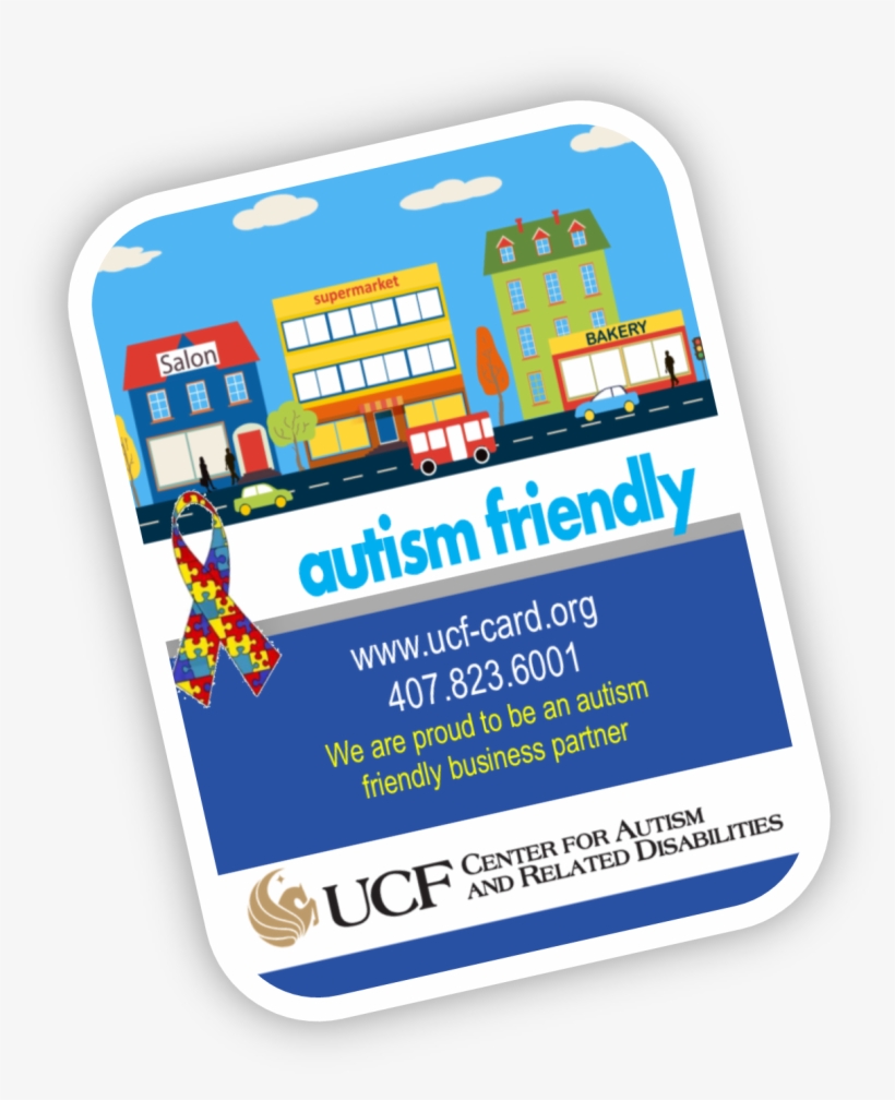 Autism Friendly Business Partner Card - University Of Central Florida, transparent png #8501975