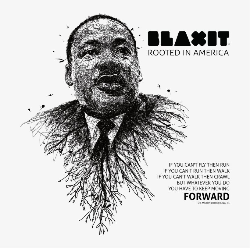 Rooted In America Mlk Jr - Martin Luther King Jr., transparent png #8502240