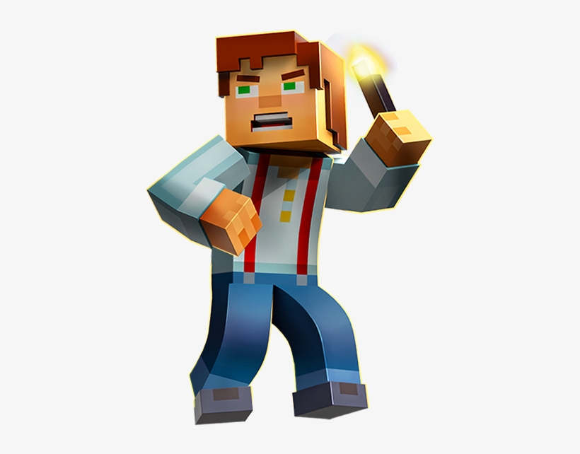 The Look For A Minecraft Character - Minecraft Story Mode Png, transparent png #8502802