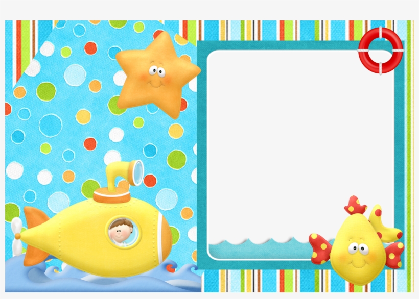 Fundo Do Mar Png, Page Borders, Animal Decor, Baby - Moldura Para Foto Fundo Do Mar, transparent png #8502828