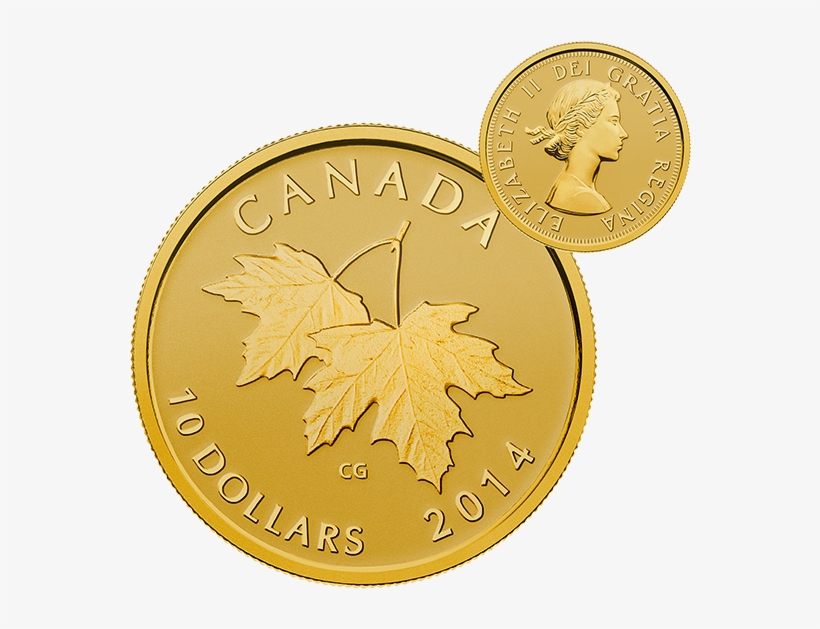 Canada 2014 Maple With Queen Elizabeth Ii Effigy From - Coin, transparent png #8503135