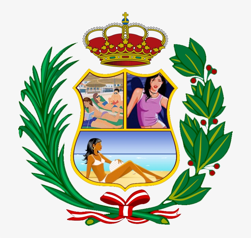 Escudo Oligarca - Flag Of Peru Symbol, transparent png #8503214