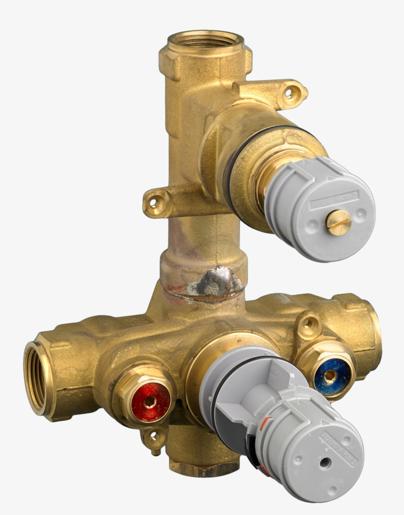 Ceratherm 2-handle Thermostatic Trim Kit - American Standard Thermostatic Shower Valve, transparent png #8503280