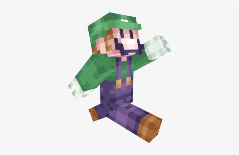 Luigipixelpancakepreview Zpsffdpng - Best Luigi Minecraft Skin, transparent png #8503349