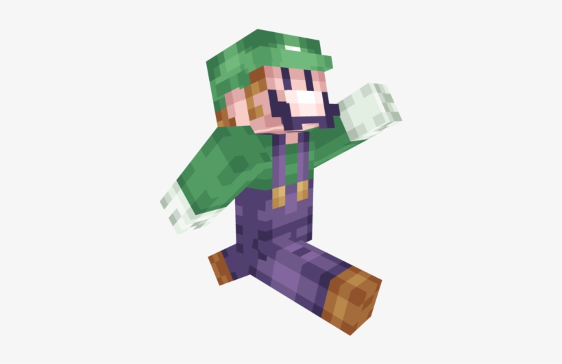 Luigipixelpancakepreview Zpsffdpng - Best Luigi Minecraft Skin - Free