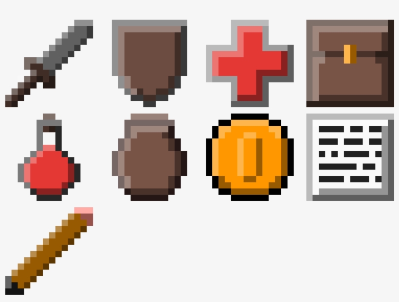 Itens Spritesheet - Cross, transparent png #8503387