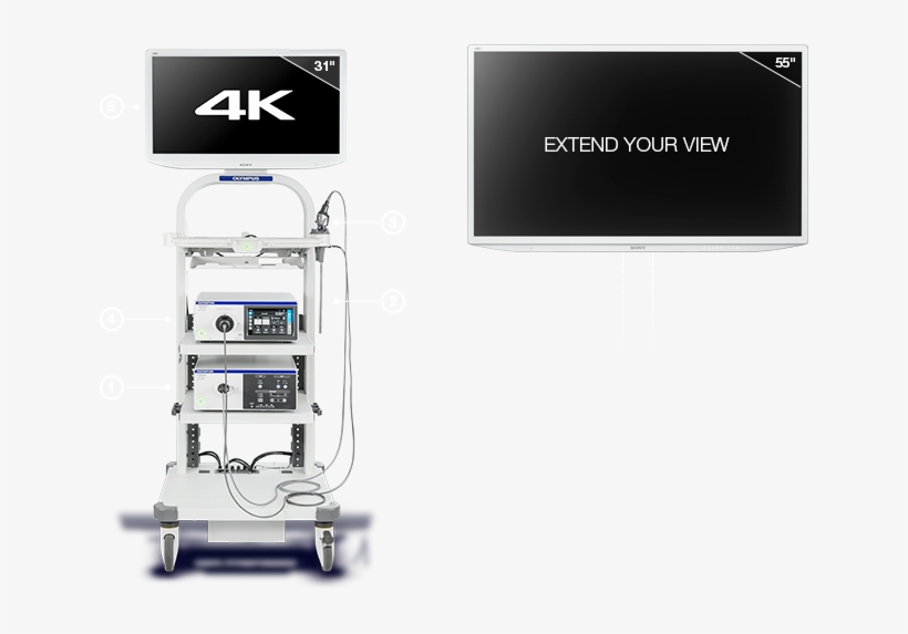 Visera 4k Uhd - Colonne 4k Olympus, transparent png #8504822