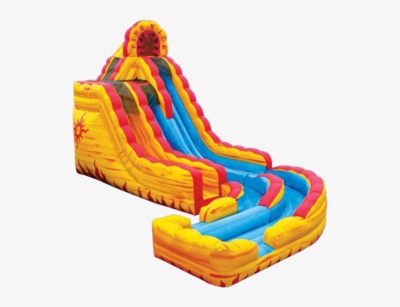 20'ft Tall Fire N Ice Water Slide - Paw Patrol Water Slides, transparent png #8505352