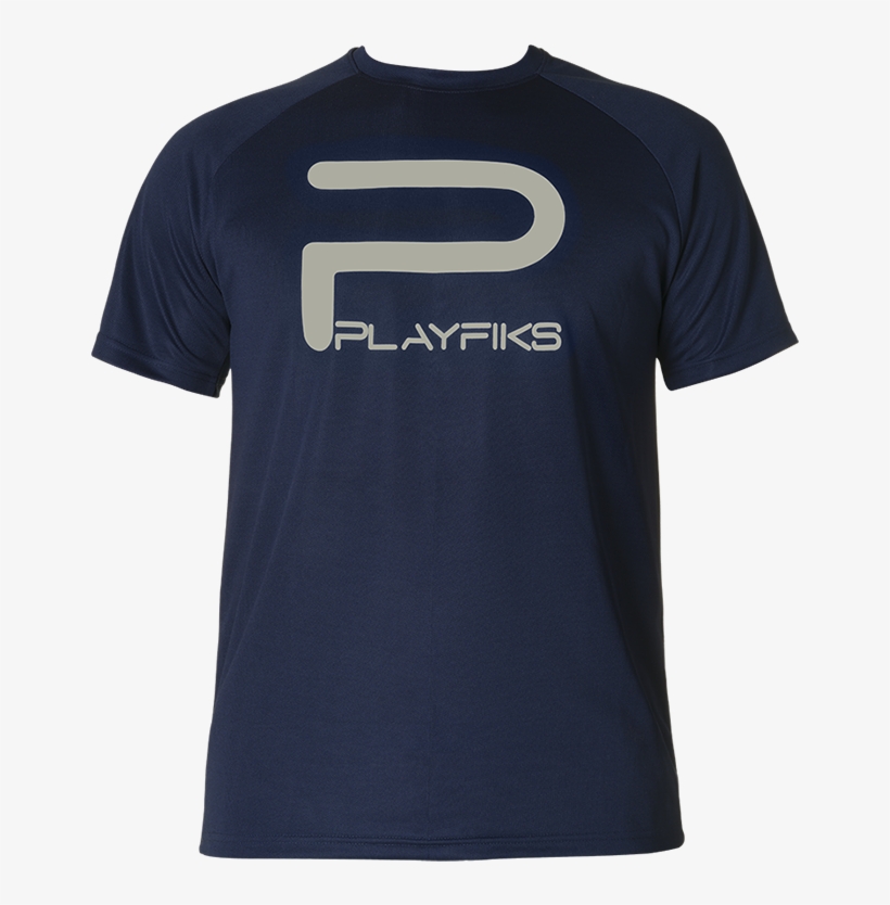 Reflective Silver Navy Men - T-shirt, transparent png #8505574