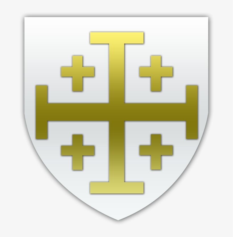 The Arms Of The Kingdom Of Jerusalem - Kingdom Of Jerusalem Logo, transparent png #8505904