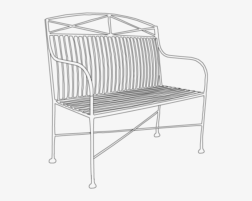 Neville-bench - Outdoor Bench, transparent png #8506364