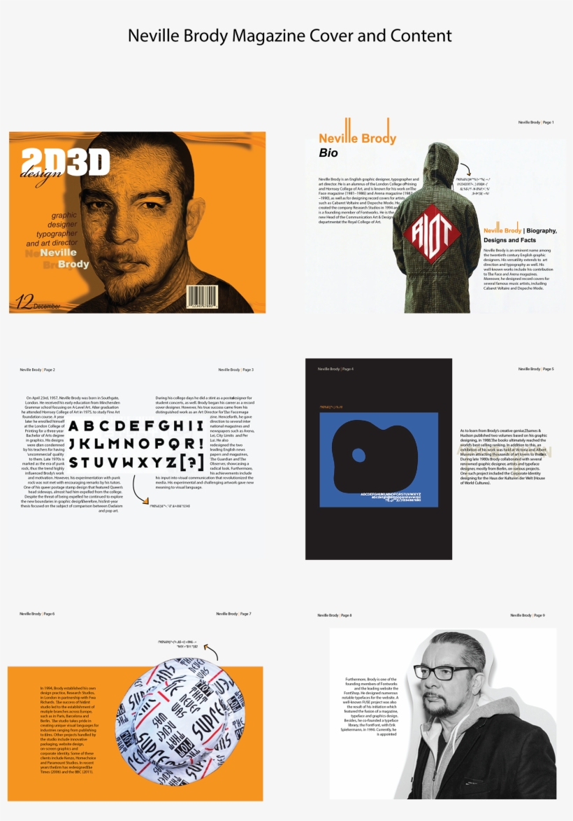 Magazine Content - Neville Brody Work, transparent png #8506397