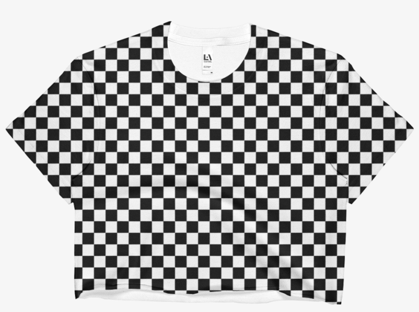Vans Checkerboard Crop Top, transparent png #8506438