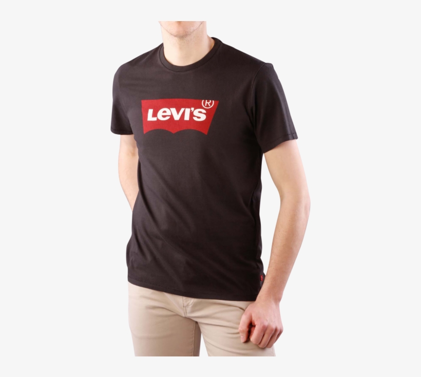 S Graphic T-shirt Black - Levi's T Shirt Black, transparent png #8506475