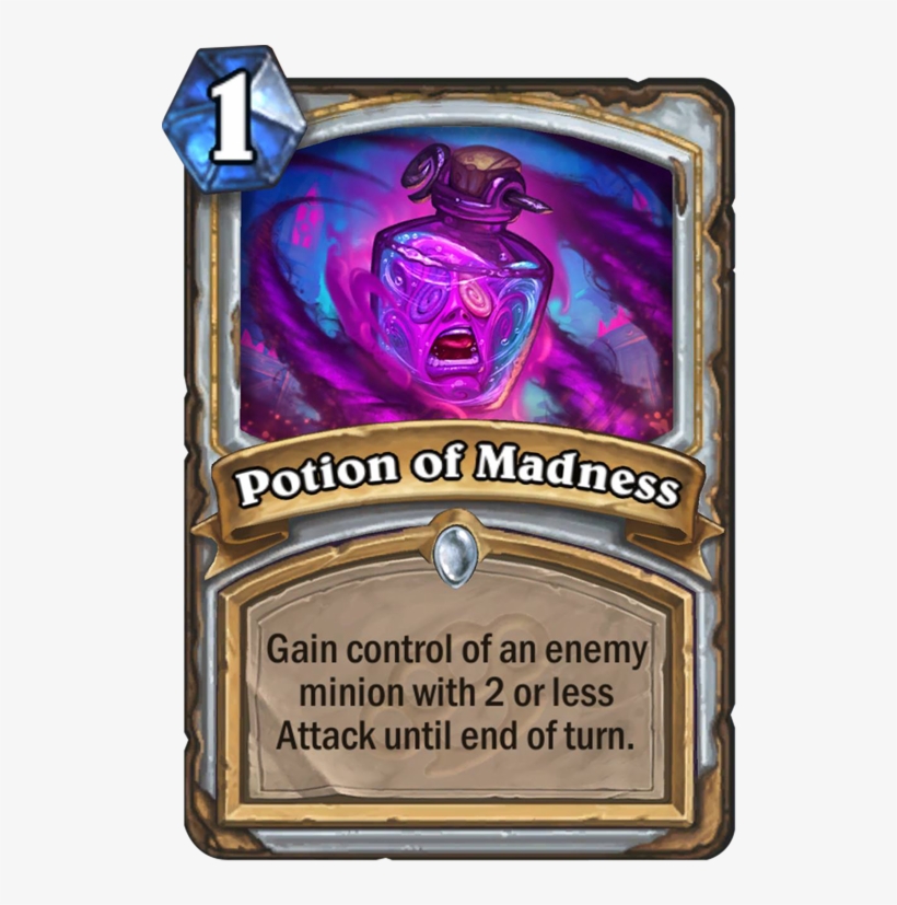 Potion Of Madness - Potion Of Madness Hearthstone, transparent png #8506761