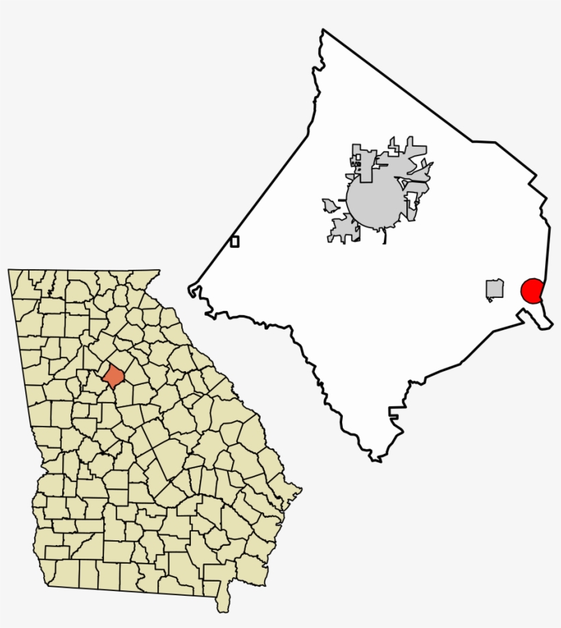 Newton County Georgia Incorporated And Unincorporated - Battle Of Bloody Marsh Map, transparent png #8506970