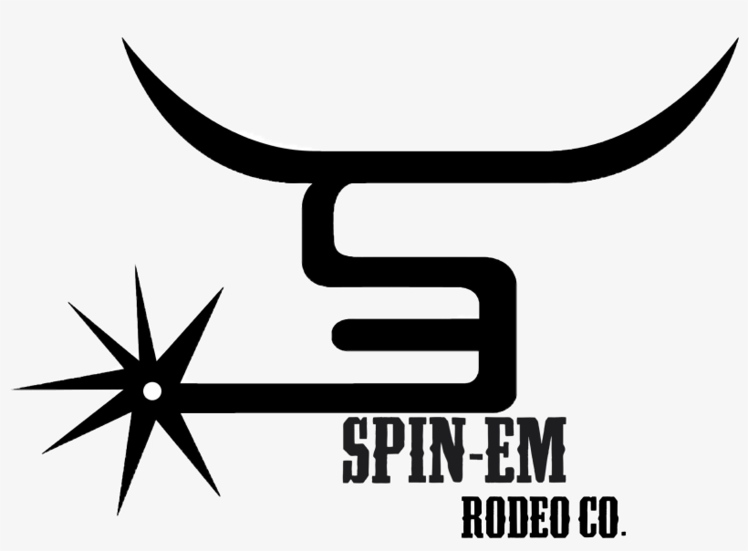 Spin-em Rodeo Co - Spin Em Logo, transparent png #8507104