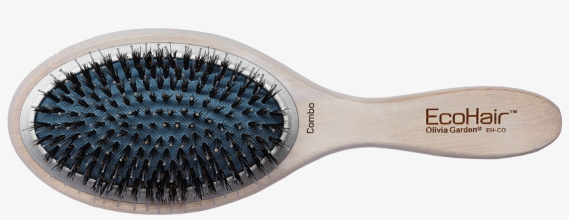 Olivia Garden Ecohair Oval Combo Vent Round Eco-friendly - Olivia Garden Eco Hair Paddle Styler, transparent png #8507384