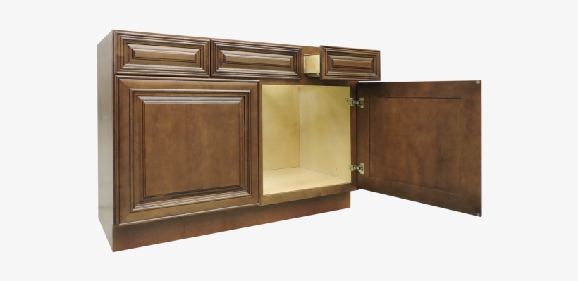 48″ Drawer Top Saddle Summit Vanity - Sideboard, transparent png #8508995
