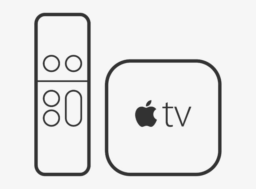 Apple-tv - Apple Tv, transparent png #8509043