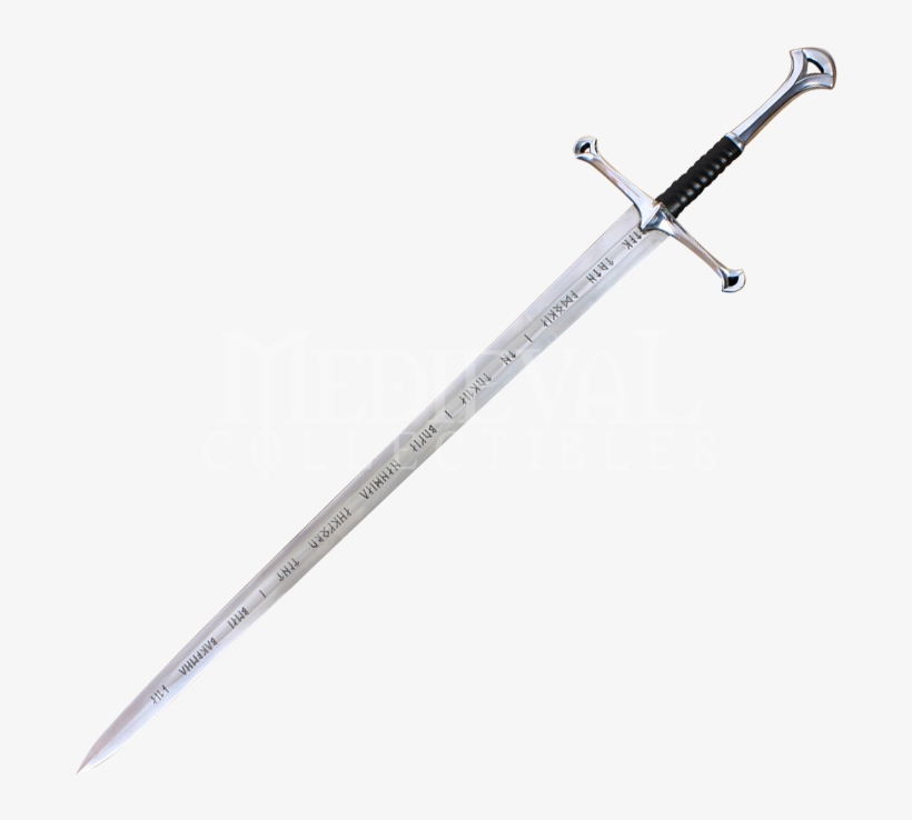 Reforged From The Shards Of Narsil, Anduril Is The - Long Sword, transparent png #8509044