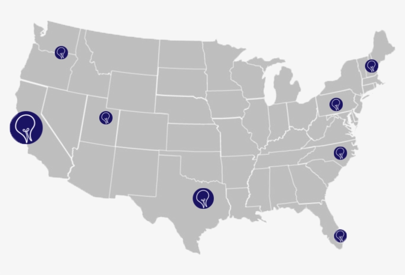 Map2018-transparent - Usa Png, transparent png #8509086