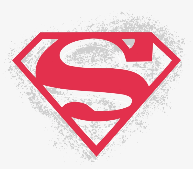 Superman Hardcore Noir Shield Men's Ringer T-shirt - Supergirl Logo, transparent png #8509222