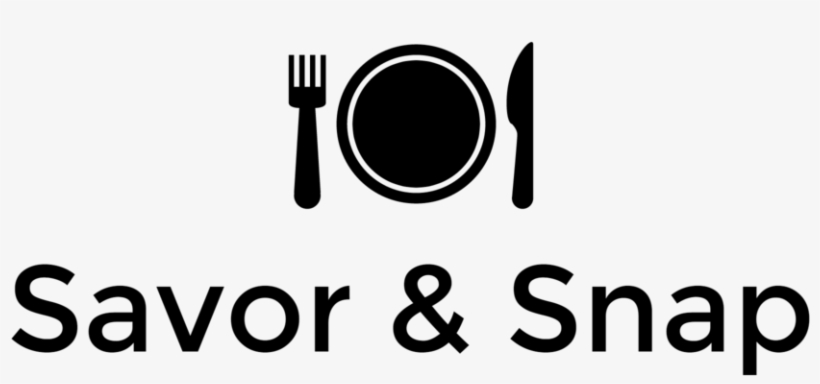 Savor & Snap Plate Logo Format=1500w, transparent png #8509309