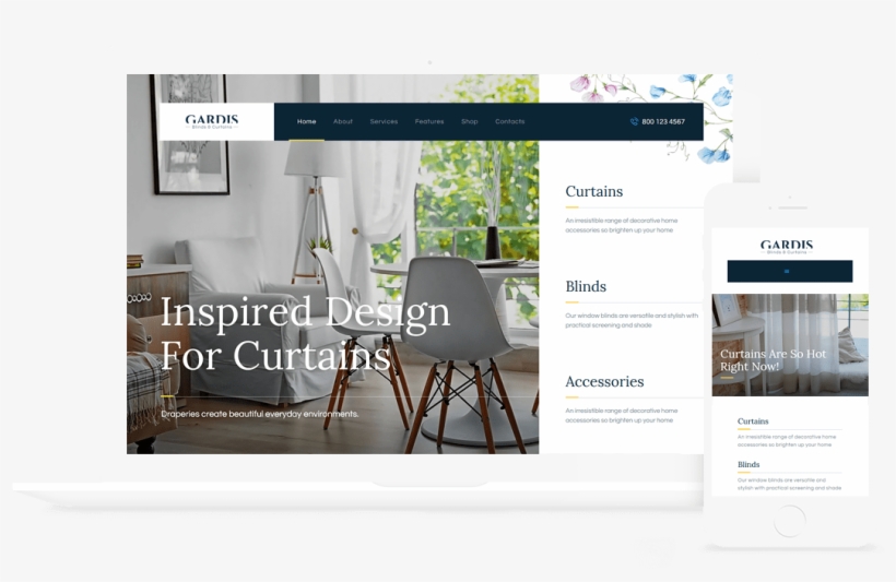 Gardis Blinds And Curtains Studio & Shop - Web Page, transparent png #8509529