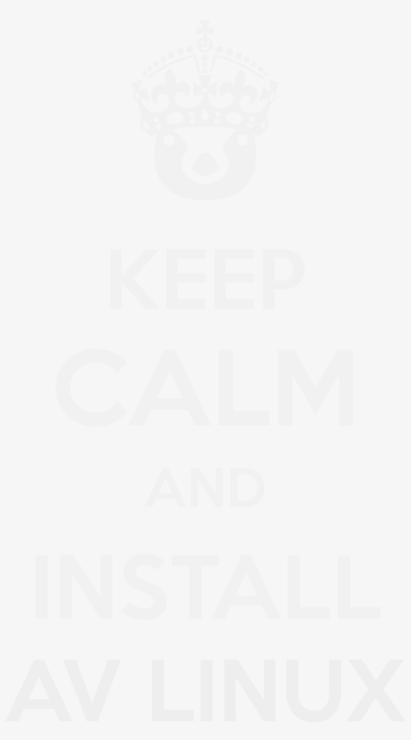 Keep Calm/keep Calm Av Linux View File - Keep Calm And Carry, transparent png #8510080